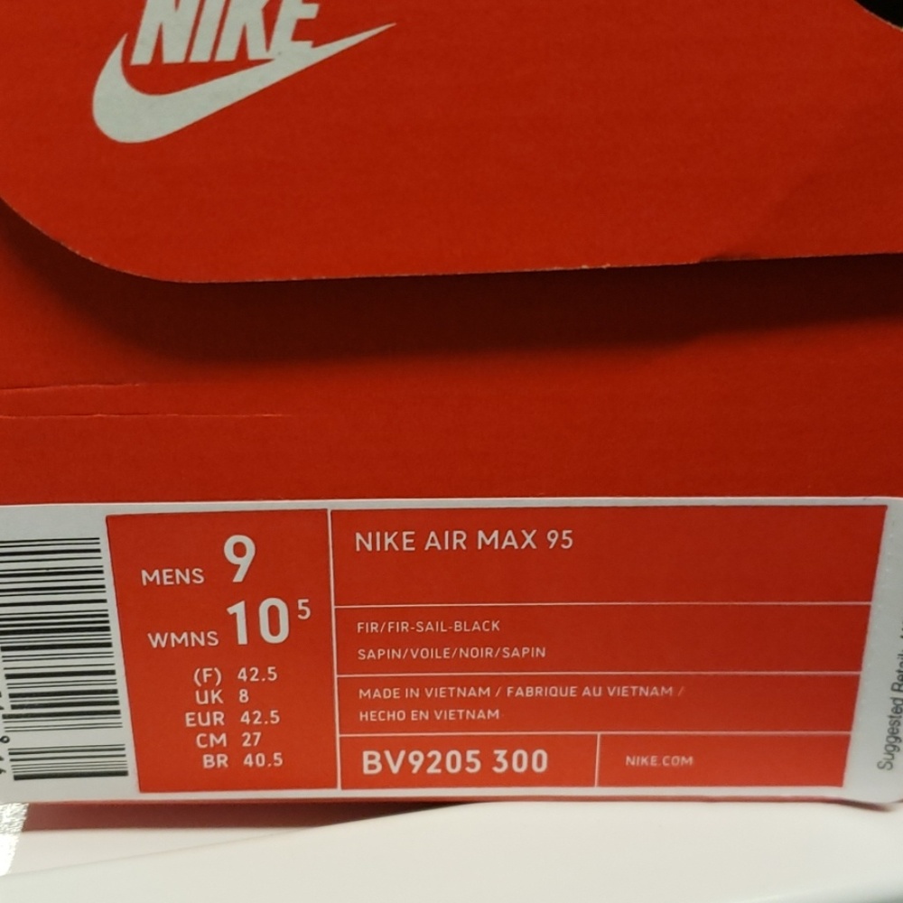 NWB NIKE AIR MAX 95 - Picture 5 of 5